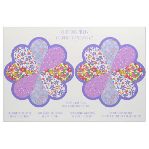 Schönes Cut-Kit für die Blume von Boho Quilt Style Stoff