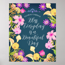 Schönes Day Blue Poster