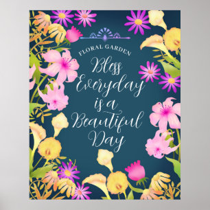 Schönes Day Blue Poster