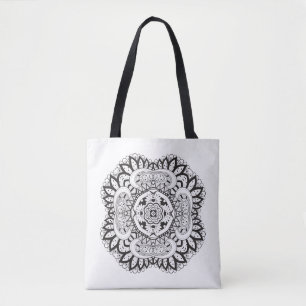 Schönes Deko-Quadrat-Gekritzel 2 Tasche