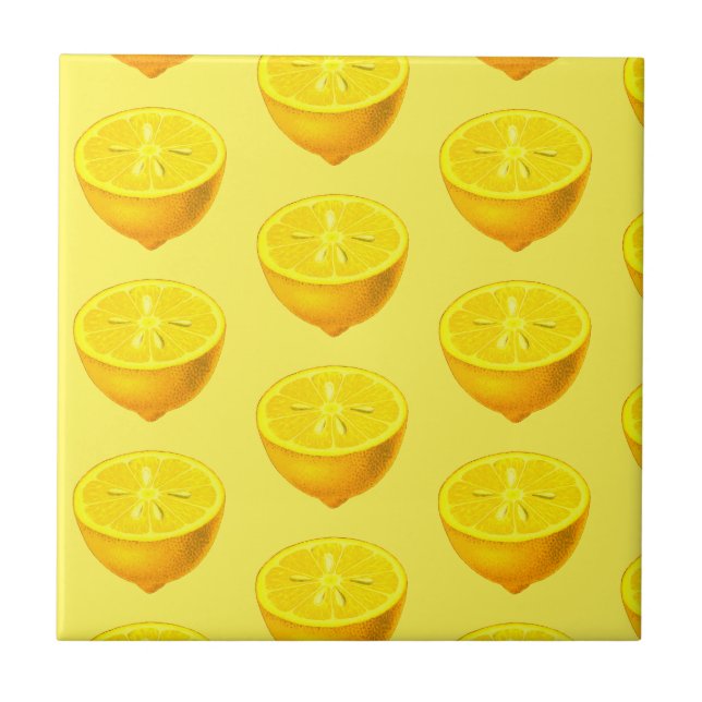 Schönes Design Aquarell Süd Frucht Fliese (Vorderseite)