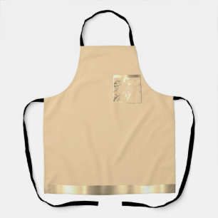 Schönes Design aus Beige und Gold-Marmor Schürze