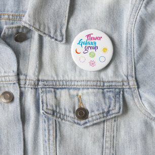 Schönes Design der Blume Galaxy Group Button