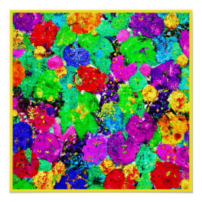 Schönes Design der Blume. Jetzt kaufen Poster (Vorderseite)