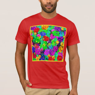 Schönes Design der Blume. Jetzt kaufen T-Shirt