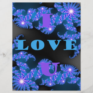 Schönes Design der galaktisch blauen Liebe,