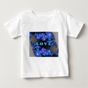 Schönes Design der galaktisch blauen Liebe, Baby T-shirt