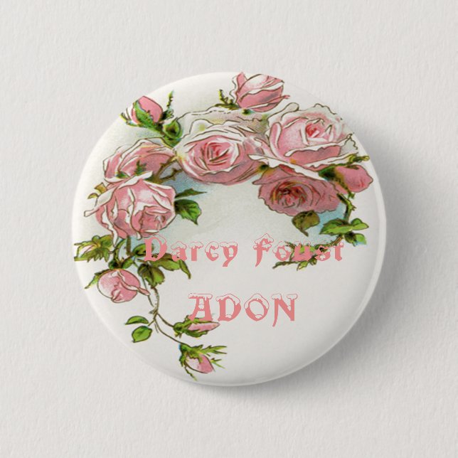 Schönes Design der Rose Button (Vorderseite)