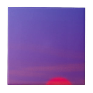 schönes Design für Sonnenuntergänge Fliese