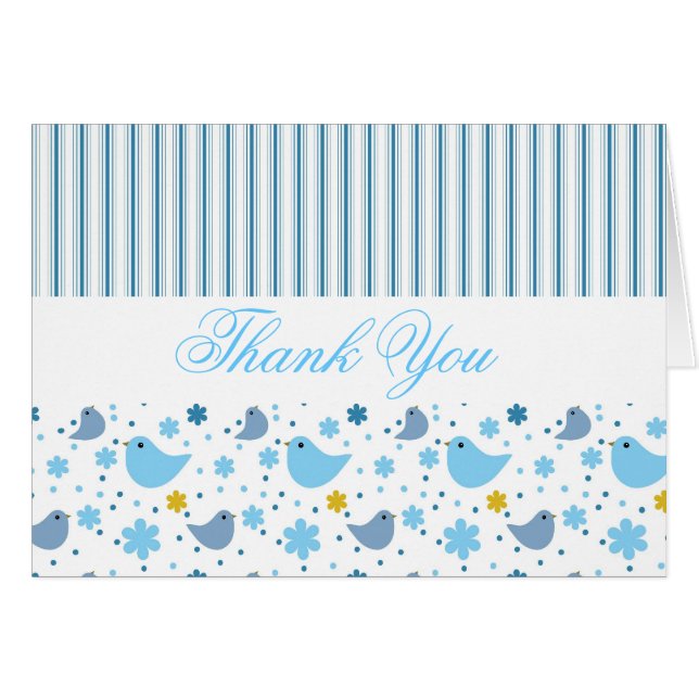 Schönes Design für Vögel dank Karten (Vorderseite (Horizontal))