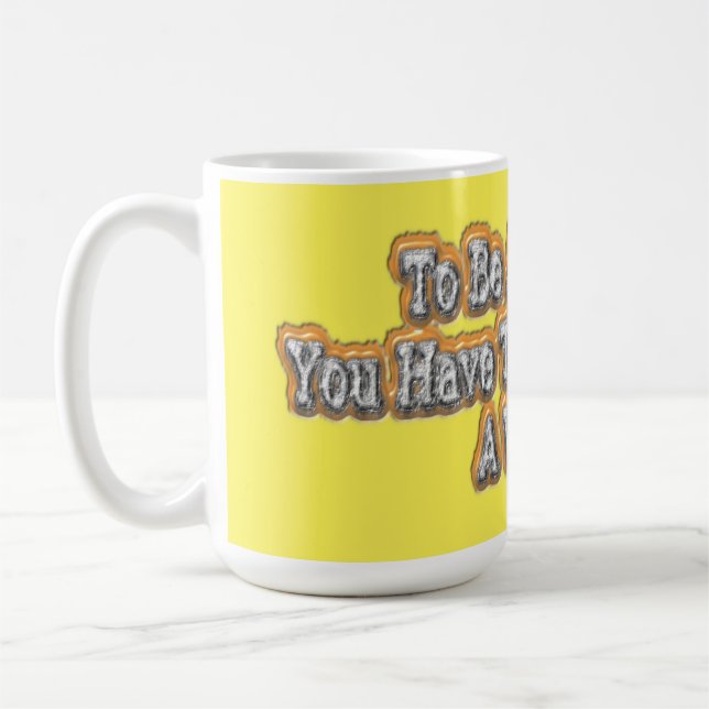 Schönes Design über "Ein Gewinner sein" Zitat! T-S Kaffeetasse (Links)