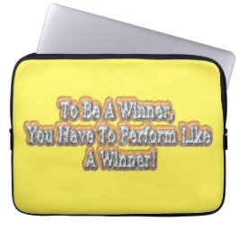 Schönes Design über "Ein Gewinner sein" Zitat! T-S Laptopschutzhülle