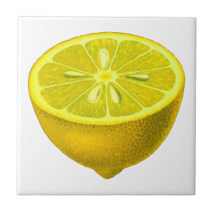 Schönes Design Wasserfarbenlemon Fliese