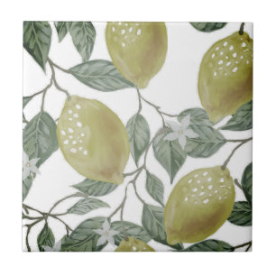 Schönes Design Wasserfarbenlemon Fliese
