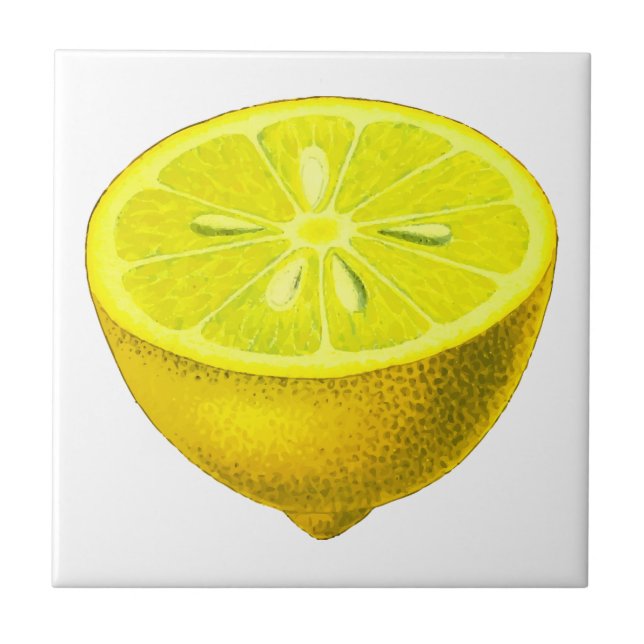 Schönes Design Wasserfarbenlemon Fliese (Vorderseite)