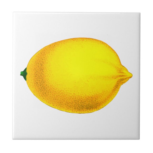 Schönes Design Wasserfarbenlemon Fliese (Vorderseite)