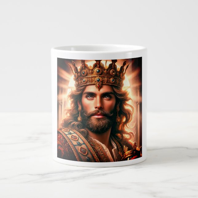 Schönes Drei Könige Portrait Jumbo-Tasse (Vorderseite)
