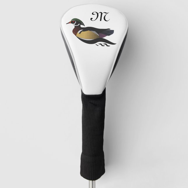 Schönes Duschbad aus Holz Golf Headcover (Vorderseite)