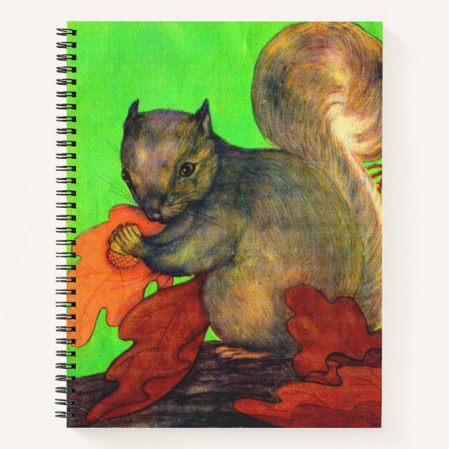 schönes Eichhörnchen Notizbuch (Vorderseite)