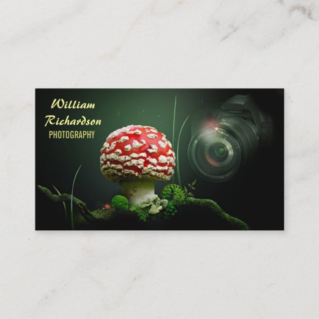 schönes einzigartiges Entwurfsphotographgeschäft Visitenkarte (Vorderseite)