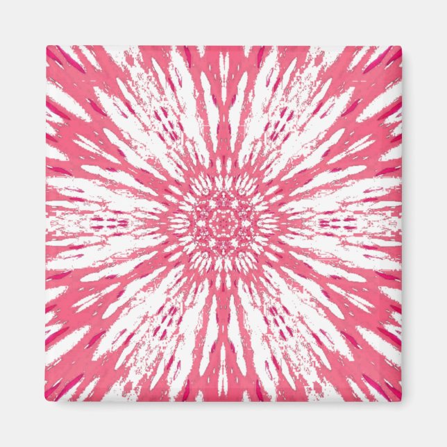 Schönes einzigartiges rosa Design Magnet (Vorne)