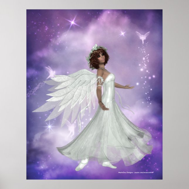 Schönes Engel Design 3 - Print Poster (Vorne)