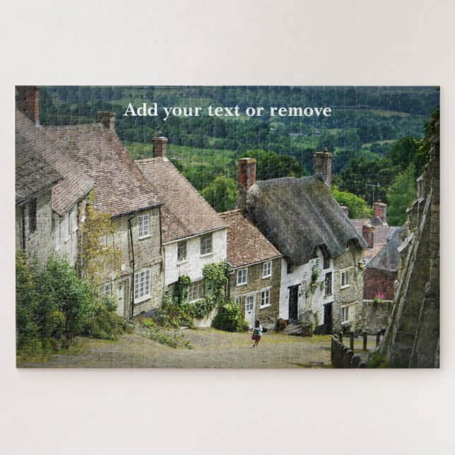Schönes englisches Dorf Shaftesbury, England, (Horizontal)