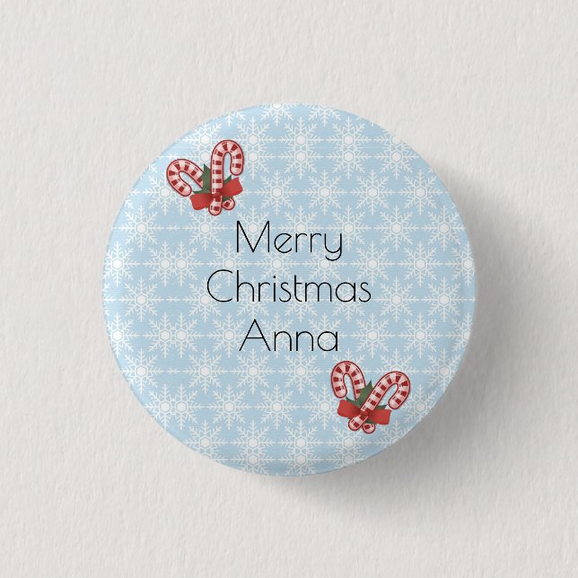 Schönes, erstaunliches Weihnachtsfest Button (Vorderseite)