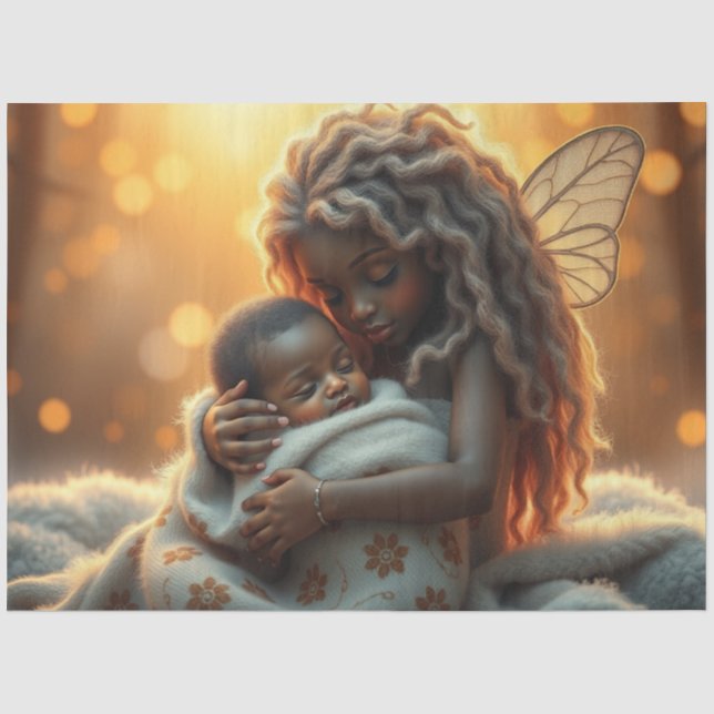 Schönes Faible und Baby Fantasy Art Tissue Paper Seidenpapier (Vorderseite)