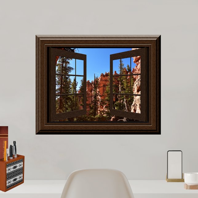 Schönes Fake Window View Bryce Canyon Utah Poster (Von Creator hochgeladen)