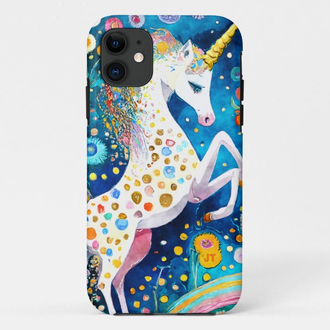 Schönes Fantasy Unicorn Case-Mate iPhone Hülle (Rückseite)