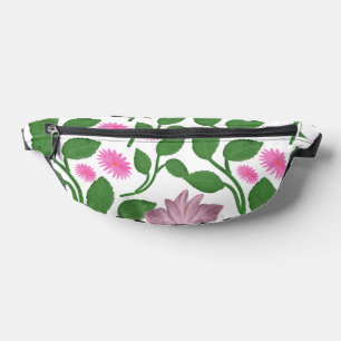 Schönes farbenfrohes Blumenmuster Bauchtasche