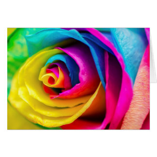 Schönes, farbenfrohes Regenbogen-Rose Liebe Gedich