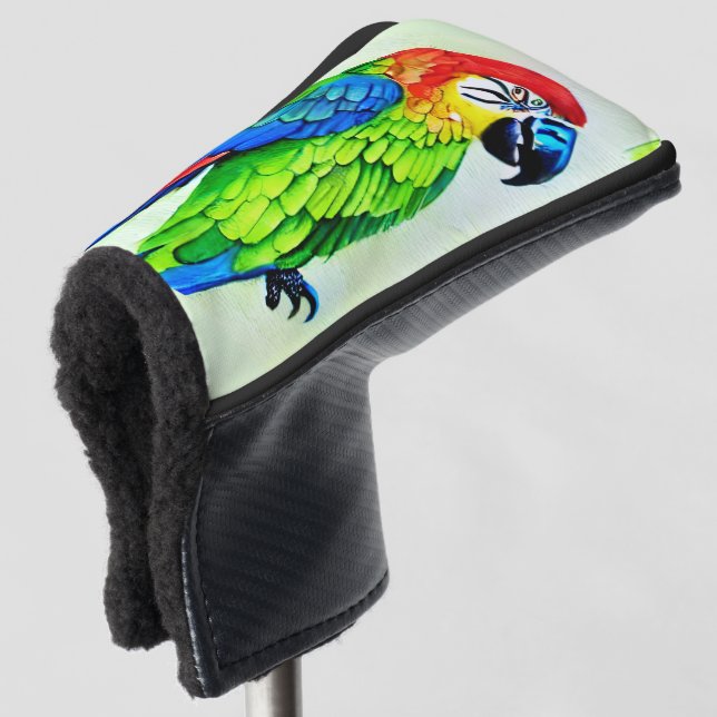 Schönes farbenprächtiges Muster Golf Headcover (3/4 Vorderseite)