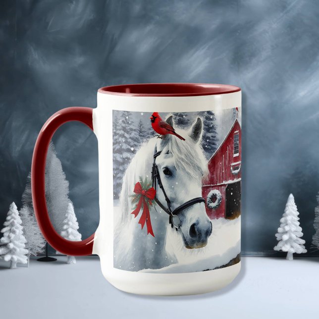 Schönes Ferienpferd mit Kardinal Tasse (Von Creator hochgeladen)