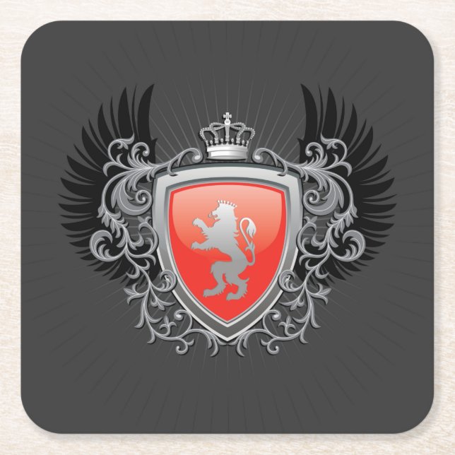 Schönes Ferrari Logo Untersetzer Set (Vorderseite)