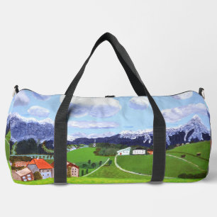 Schönes Fitnessstudio in Norwegen mit Duffack-Tasc Duffle Bag