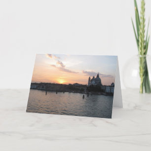 Schönes Foto der Lagune von Venedig Karte