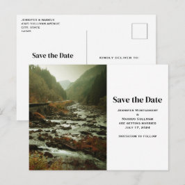 Schönes Foto für Landschaftliche Natur Save the Da Einladungspostkarte