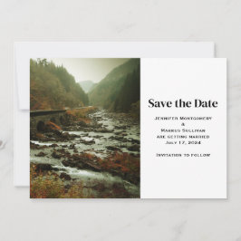 Schönes Foto Landschaftlich Natur Lässig Hochzeit Save The Date