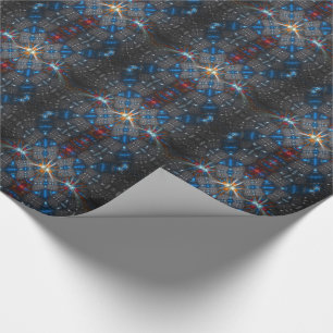 Schönes Fraktal Design Geschenkpapier
