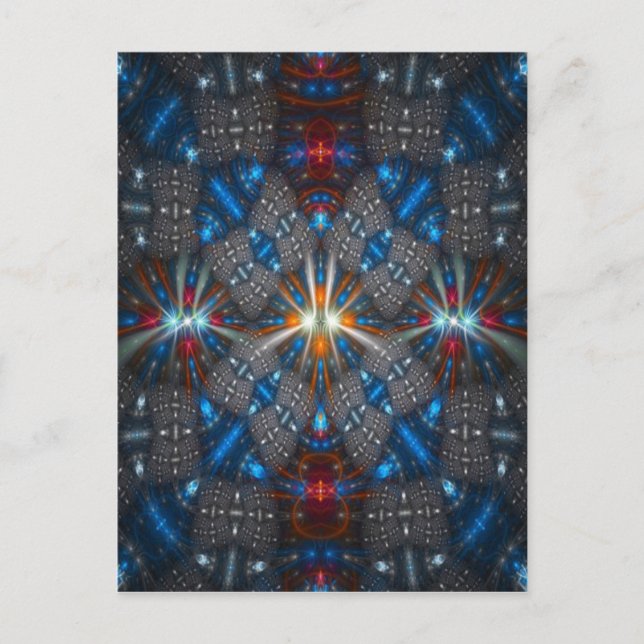 Schönes Fraktal Design Postkarte (Vorderseite)