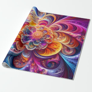 Schönes Fraktal Geschenkwrap Geschenkpapier