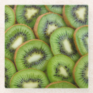 Schönes, frisches KiWi Bereit zum Essen Glasuntersetzer