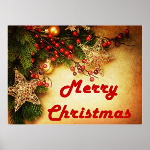 Schönes frohes Weihnachten Poster