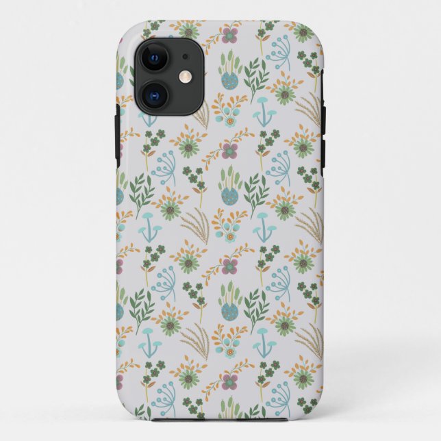 Schönes Frühjahrsmuster Case-Mate iPhone Hülle (Rückseite)