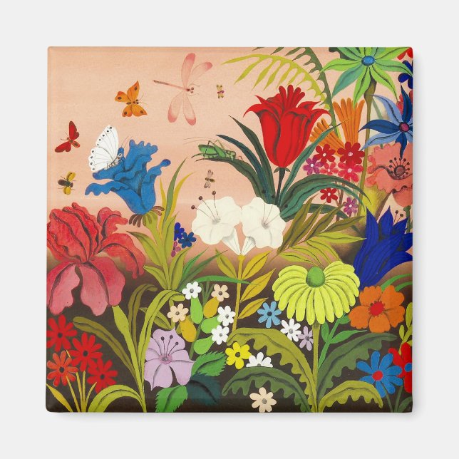 Schönes Gartenmagnet Magnet (Vorne)