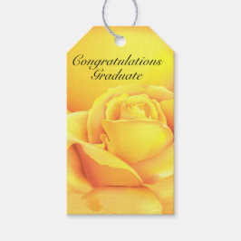 Schönes Gelbrosa Personalisiert Geschenkanhänger