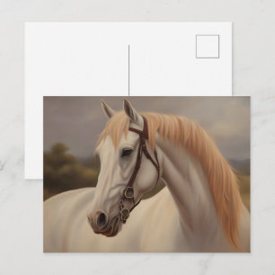 Schönes Gemälde von Pferden Postkarte