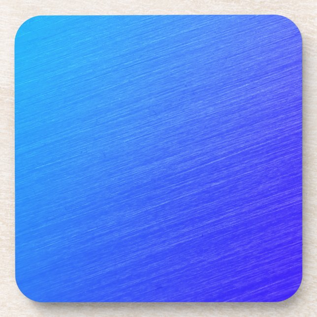 Schönes, gemischtes Blau Getränkeuntersetzer (Vorderseite)